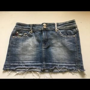 Miss me denim miniskirt